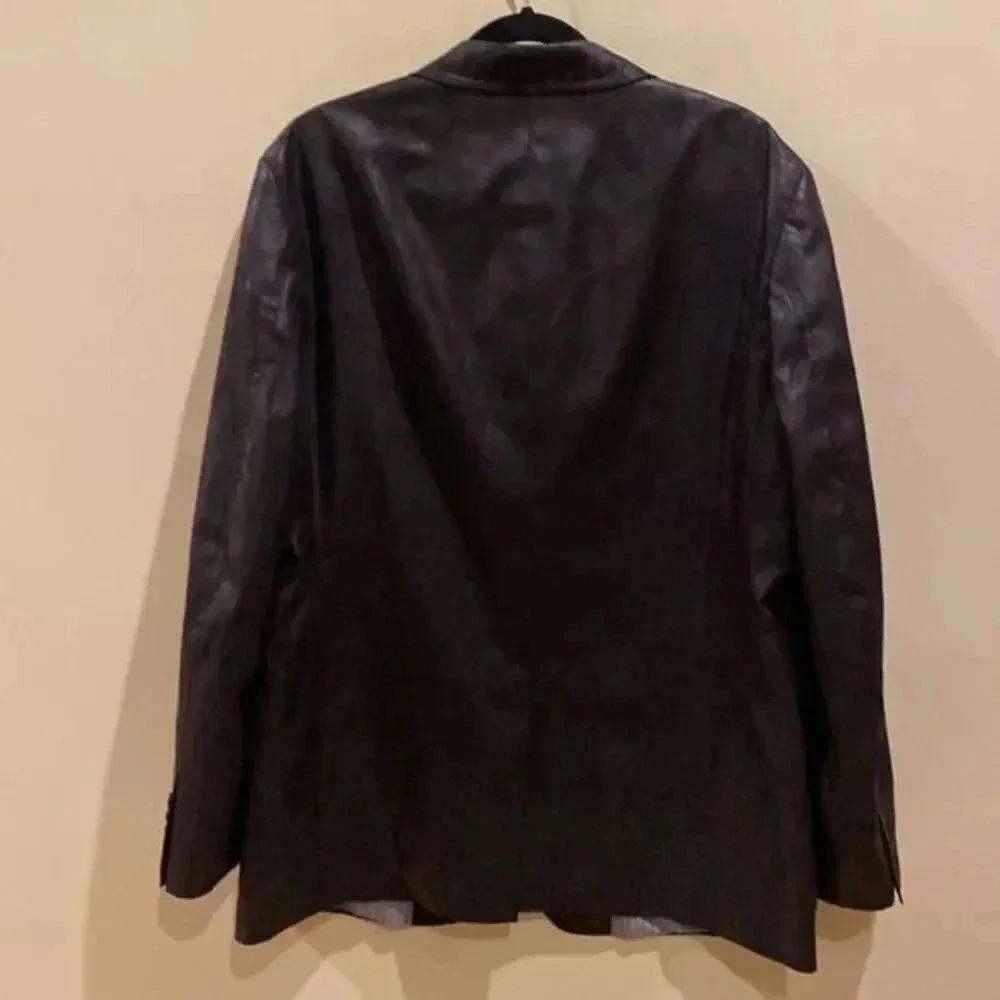 Men's Andrew Fezza Blazer Baxter Faux Suede Black